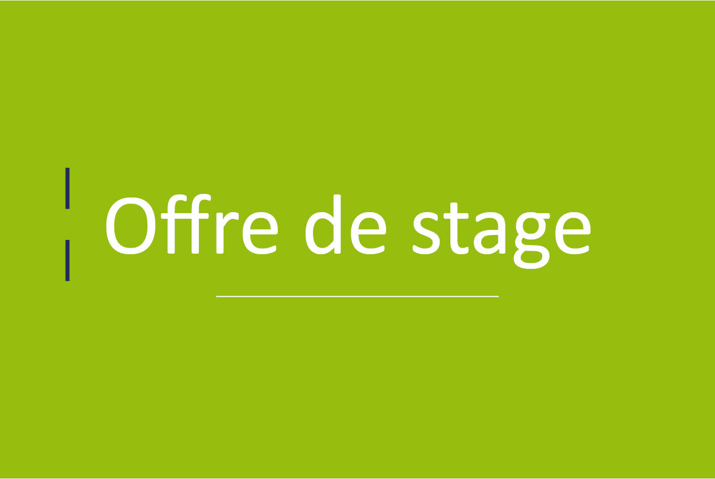 Offre de stage