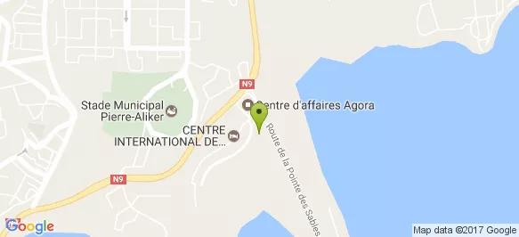 Plan d'accès ARS Martinique