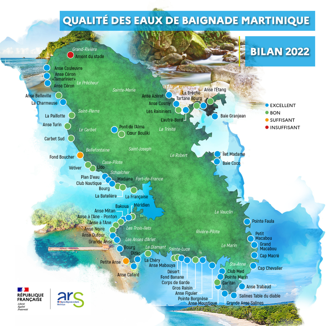 Bilan qualité des eaux de baignade 2022